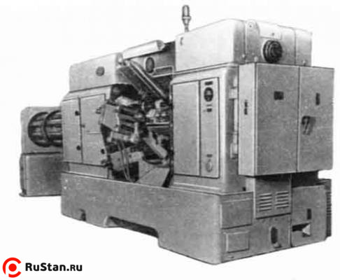 Полуавтомат токарный восьмишпиндельный горизонтальный прутковый 1265М-8К фото №1