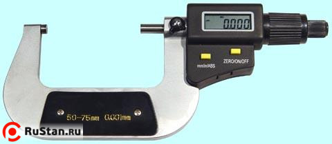Микрометр Гладкий МК- 75   50- 75 мм (0,001) электронный "CNIC" (480-515) фото №1