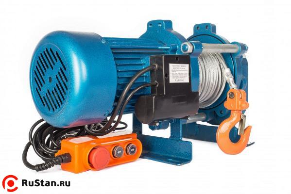 Лебедка электрическая  750/1500 кг  70/35 м с канатом 380 В TOR KCD фото №1