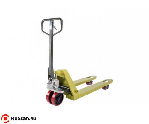 Тележка гидравлическая 2500 кг 1100 мм TOR AC(JL) 
(полиуретановые колеса) фото №1
