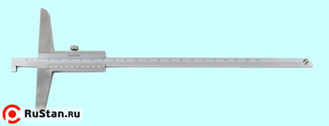 Штангенглубиномер 0- 150мм ШГ-150, цена деления 0.02 с зацепом, моноблок "CNIC" (62352) фото №1