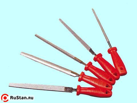 Напильник алмазный круглый 250мм(р.ч. 230мм) 125/100 с пластмассовой ручкой фото №1 Напильник алмазный круглый 250мм(р.ч. 230мм) 125/100 с пластмассовой ручкой фото №1