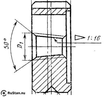 Плашка Трубная коническая   R  1 1/4", 11 ниток/дюйм, dнар.75мм "CNIC" фото №1