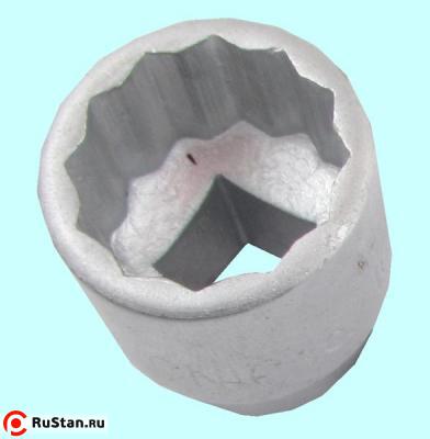 Головка торцевая сменная дюймовая  1 1/16" (12,5мм-1/2") сталь 45 "CNIC" фото №1