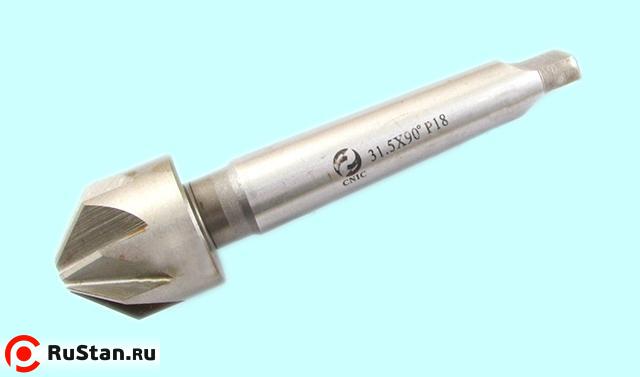 Зенковка d50,0х 38х153 конус  90° Р18 к/х Z=10 КМ3 DIN335B "CNIC" фото №1