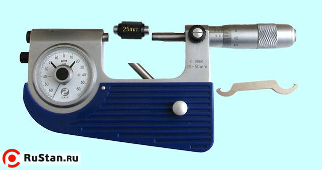 Микрометр Рычажный МР  25-50 мм (0,001) тв.сплав "CNIC" (406-116) фото №1