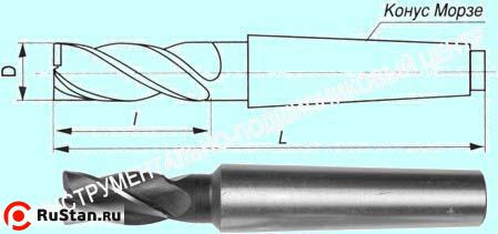 Фреза Концевая d14,0х 80х160 к/х Р6М5  Z=3 КМ2 фото №1