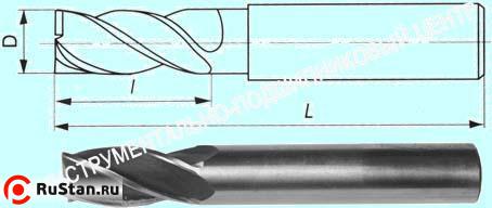 Фреза Концевая d18,0х 63х123 ц/х Р18  Z=3 "CNIC" dхв-16мм фото №1