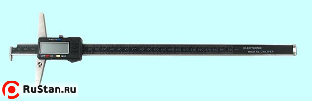 Штангенглубиномер 0- 500мм ШГ-500, электронный, цена дел. 0.01 c зацепом "CNIC" (241-350) фото №1