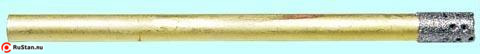 Сверло d 5,5(5,0) трубчатое перфорированное с алмазным напылением АС20 125/100 2-слойное фото №1