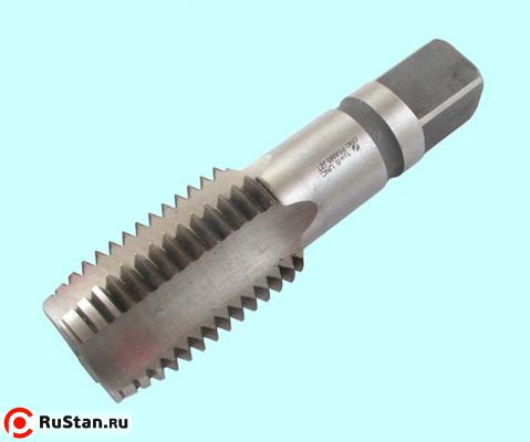 Метчик 1 1/8" UNC 60° Р6АМ5 дюймовый, м/р., (7 ниток/дюйм) для глухих отверстий DIN351 "CNIC" фото №1