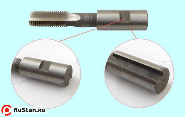 Метчик М22,0 (2,5) машинный Р6М5 Н1 с ц/х d 25мм для глух. отв. специальный (без маркировки марки стали) фото №1