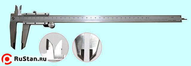 Штангенциркуль 0 - 300 ШЦТ-I (0,02) с твердосплавными губками, нерж. сталь, с глубиномером "CNIC" (141-135S) фото №1