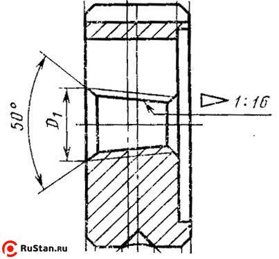 Плашка Трубная коническая   R    3/4", 14 ниток/дюйм, dнар.55мм Р6АМ5 "TLX" фото №1