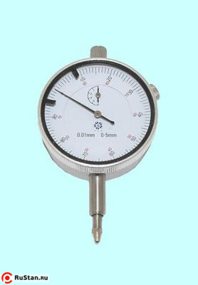 Индикатор Часового типа ИЧ-10, 0-10мм кл.точн.1 цена дел.0.01 d=60 мм (без ушка) "TLX" фото №1