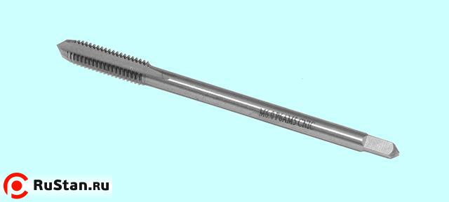 Метчик М 6,0 (1,0)х19х80 м/р.Р6АМ5 удлиненный, проходной хв-к d4.5мм DIN376 "CNIC" фото №1
