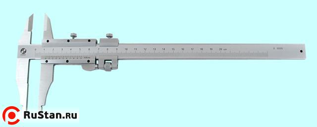 Штангенциркуль 0 - 500 ШЦ-II (0,05) с устр. точн. устан. рамки H-100мм (Шан 149-550S) нерж. сталь фото №1