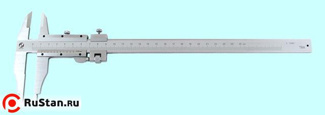 Штангенциркуль 0 - 250 ШЦ-II (0,02) с устройством точной установки рамки "CNIC" (Шан 149-130S) нерж. сталь фото №1