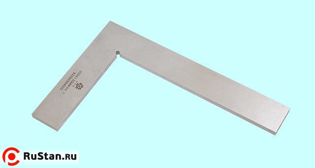 Угольник УП   400х250 слесарный плоский кл.т.1 DIN 875 "TLX" (ZT07-T015) нерж. сталь(слом.уп.) фото №1