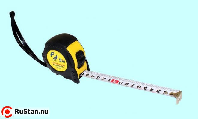 Рулетка   5 метров х 19мм с 2-мя фиксаторами обрезиненная "CNIC" CR-G57 (5G57Е) фото №1