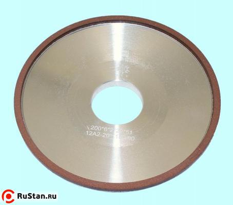 Круг алмазный 12А2-20град.(тарельчатый) 200х 6х2х51 SSD-2(АС4) 100/80 100% В2-01 32,0кар. "TLX" фото №1 Круг алмазный 12А2-20град.(тарельчатый) 200х 6х2х51 SSD-2(АС4) 100/80 100% В2-01 32,0кар. "TLX" фото №1