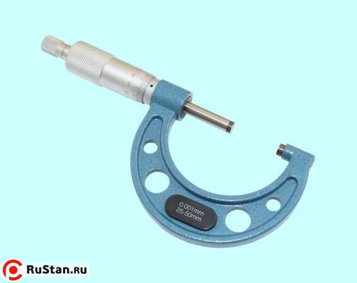 Микрометр Гладкий МК- 50 25- 50 мм (0,001) тв.сплав "TLX" (400-510М) фото №1 Микрометр Гладкий МК- 50 25- 50 мм (0,001) тв.сплав "TLX" (400-510М) фото №1