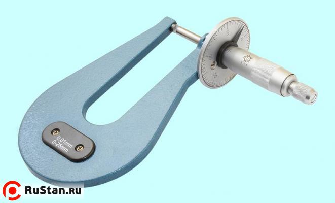 Микрометр Листовой МЛ-25 0-25 мм (0,01) тип А, Н-100мм "TLX" фото №1 Микрометр Листовой МЛ-25 0-25 мм (0,01) тип А, Н-100мм "TLX" фото №1