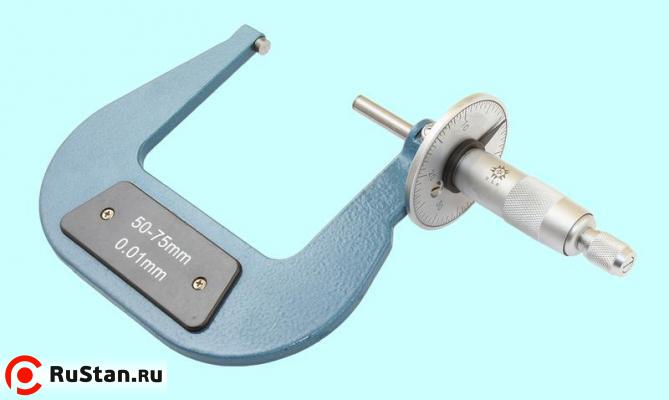 Микрометр Листовой МЛ-75 50-75 мм (0,01) тип А, Н-70мм "TLX" фото №1 Микрометр Листовой МЛ-75 50-75 мм (0,01) тип А, Н-70мм "TLX" фото №1