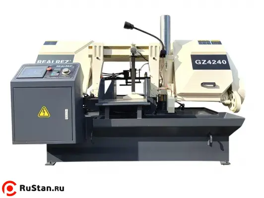 Станок ленточнопильный полуавтоматический REALREZ GB4240X (0-60°) фото №1 Станок ленточнопильный полуавтоматический REALREZ GB4240X (0-60°) фото №1