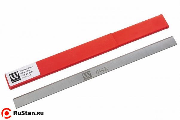 Нож строгальный HSS 18% 410X25X3мм (1 шт.) для JPT-410, JWP-16 OS фото №1 Нож строгальный HSS 18% 410X25X3мм (1 шт.) для JPT-410, JWP-16 OS фото №1