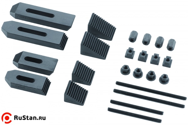 Комплект прихватов для 8-мм т-образного паза фото №2 Комплект прихватов для 8-мм т-образного паза фото №2