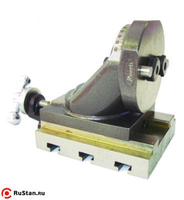 Фрезерное приспособление наклонное-поворотное, стол 100х125мм фото №3 Фрезерное приспособление наклонное-поворотное, стол 100х125мм фото №3