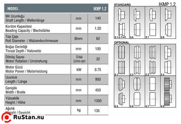 Зиговочная машина электрическая KRD-03 фото №2 Зиговка KRD-03 фото №2