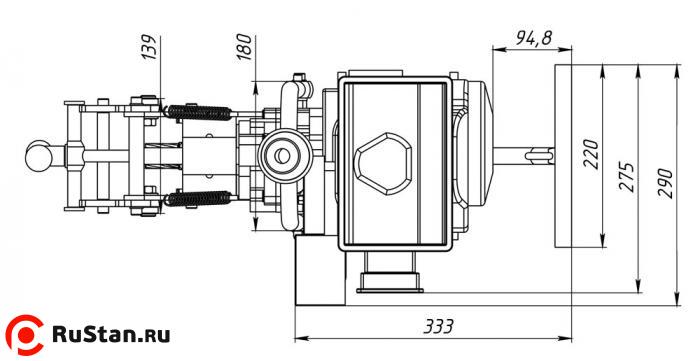 Станок рельсосверлильный МРС-БК - габариты фото №7 Станок рельсосверлильный МРС-БК фото №7