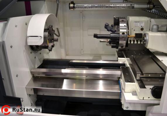 Станок токарный с ЧПУ Optimum L44 CNC - рабочая зона фото №13 Станок токарный с ЧПУ Optimum L44 CNC - рабочая зона фото №13