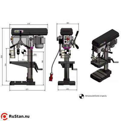 Вертикально-сверлильный настольный станок OPTIdrill B24H фото №4 OPTIdrill B24H (400 V) фото №4