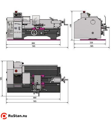 Настольный токарный станок OPTIturn TU 2304 фото №2 OPTIturn TU 2304 фото №2