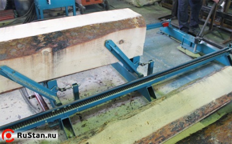 оператор посредством рычага устанавливает необходимую высоту задних упоров. фото №6 Авангард-ЛП-80 S.E.N. стандарт фото №6