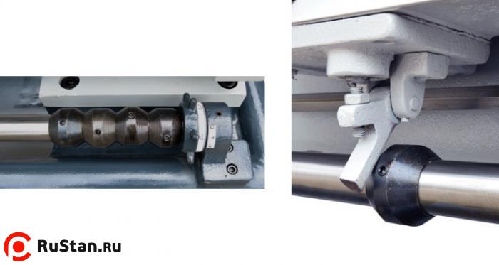 4-х позиционная рукоятка автоматической остановки суппорта в купе с 4-мя эксцентриковыми конечными выключателями позволяют автоматизировать и ускорить процессы изготовления большой номенклатуры деталей. фото №19 METAL MASTER Z51150 фото №19