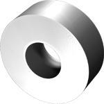 Пластина RNUA  - 150400  Р40 (МС1465) круглая dвн=6мм (12113) гладкая