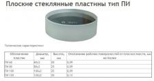 Пластина поверочная стеклянная ПИ- 60 Н кл.т.1 (Свидетельство о поверке от 27.11.12)