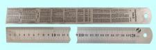 Линейка Металлическая 1000х36х1.5 мм с двухсторонней шкалой 