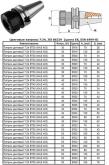 Патрон Цанговый с хв-ком 7:24 - BT50х165 (MAS403) c ЧПУ (М24х3.0) под цанги ЕR25 (BT50-ER25-165) 