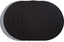 Диск шлифовальный на велкро основе P60, 300мм /без отв., черный, 5 шт.