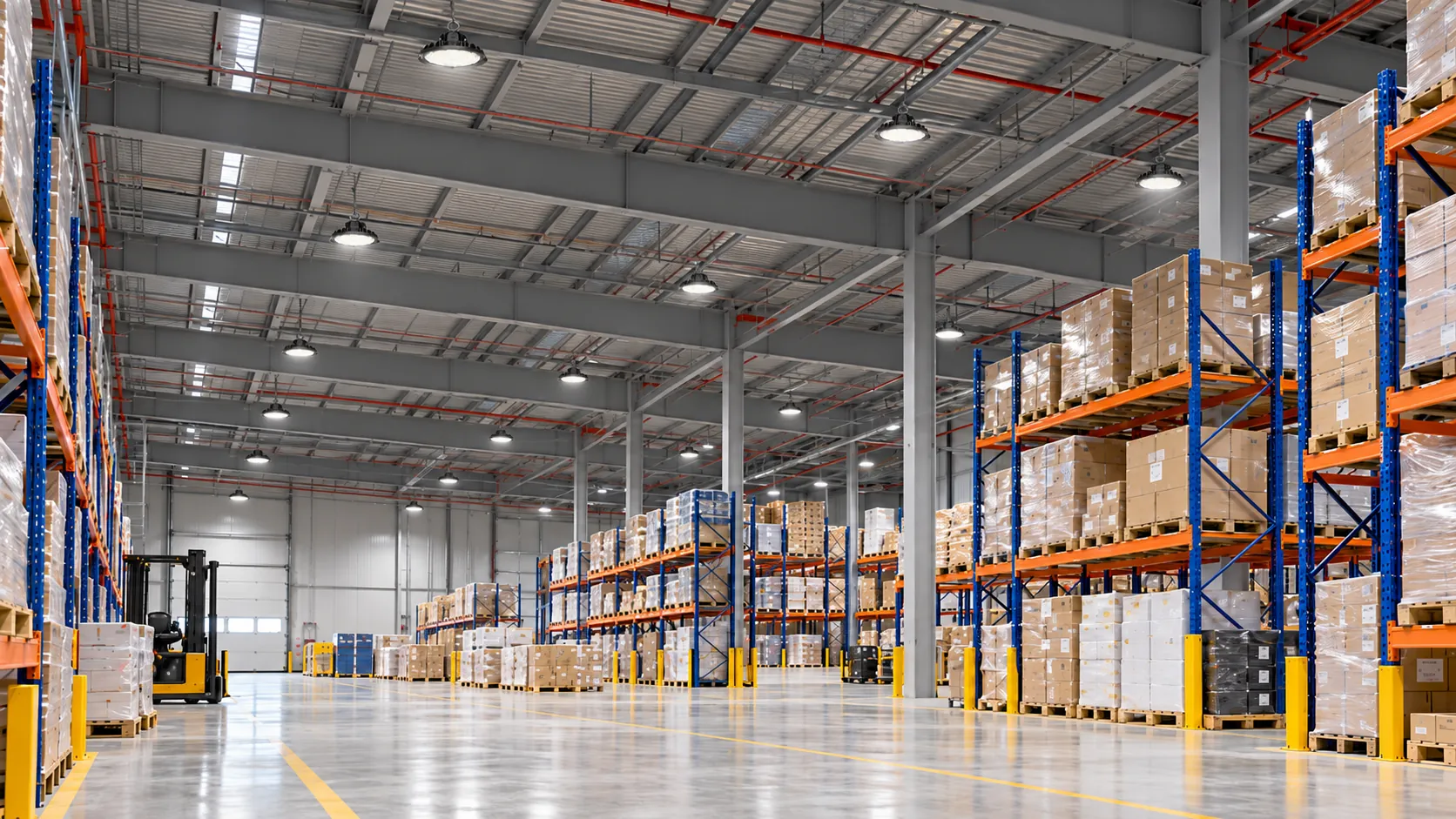 Применение купольных LED-светильников для освещения складских помещений