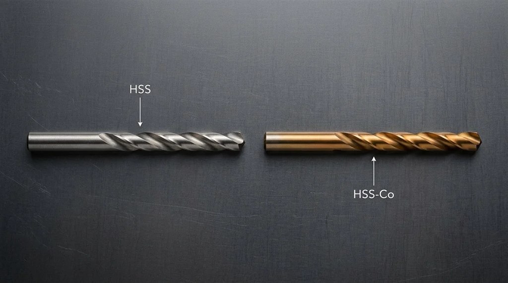 Сравнение сверла HSS и кобальтового HSS-Co